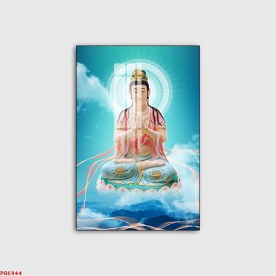 Tải file File tranh phật PG6844 (gốc) in tranh tráng gương