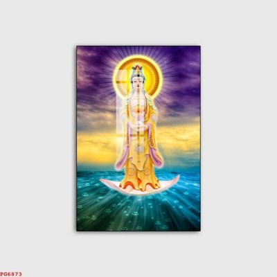 File in trần File tranh phật PG6873 (bản gốc) phong cảnh