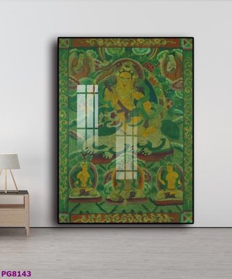 File in trần File tranh phật cổ PG8143 (bản gốc) hoa văn