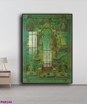 File PSD File tranh phật cổ PG8144 (bản gốc) dễ dàng edit