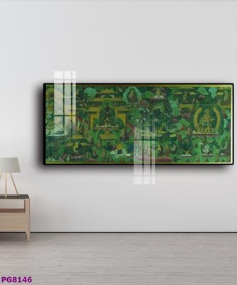 File in lụa File tranh phật cổ PG8146 (tân cổ điển) File tranh phật cổ PG8146