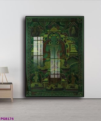 File gốc File tranh phật cổ PG8174 (ảnh chi tiết) để in lụa