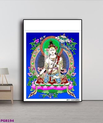 File in trần File tranh phật cổ PG8194 (bản gốc) mây trời