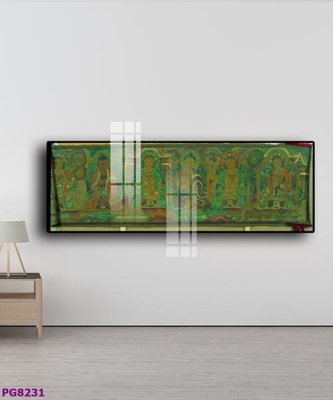 File tranh File tranh phật cổ PG8231 (gốc) in trên kính