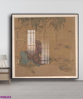 File PSD File tranh phật cổ PG8253 (nguyên gốc) chất lượng cao