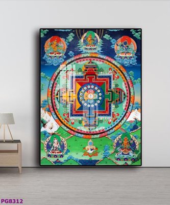 File gốc File tranh phật cổ PG8312 (PNG) không nền chất lượng