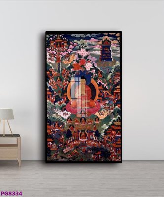 File PSD File tranh phật cổ PG8334 (bản gốc) chất lượng nhất