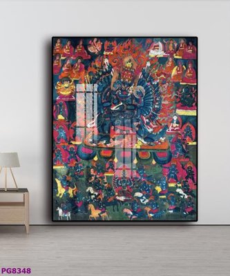 File ảnh File tranh phật cổ PG8348 (gốc) in PP, decal