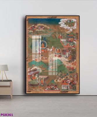 File gốc File tranh phật cổ PG8361 (PNG) trong suốt (transparent)