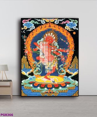 Tải file File tranh phật cổ PG8366 (gốc) làm tranh treo tường