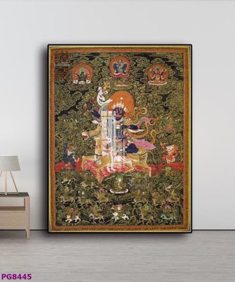 File PSD File tranh phật cổ PG8445 (bản gốc) dễ dàng edit