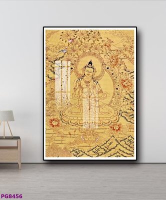 File gốc in tráng gương File tranh phật cổ PG8456 chi tiết