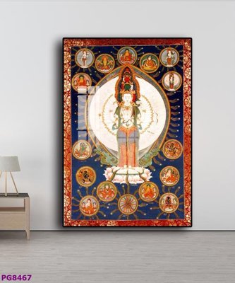 File tranh File tranh phật cổ PG8467 (ảnh gốc) in trần 3D