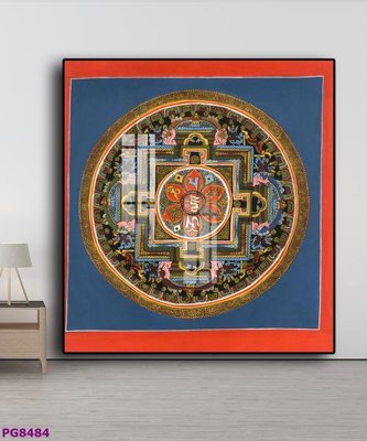 Download file gốc File tranh phật cổ PG8484 (in lụa) cao cấp