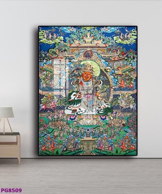 Hình ảnh file gốc in trần nhà File tranh phật cổ PG8509