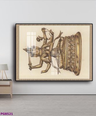 Download file gốc File tranh phật cổ PG8521 (in mica) 3D