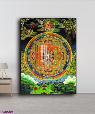 File tranh File tranh phật cổ PG8589 (file gốc) chuẩn màu in