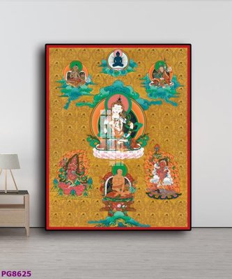 File gốc File tranh phật cổ PG8625 (cho in UV) siêu nét