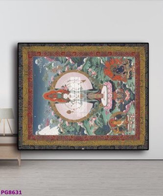 File gốc File tranh phật cổ PG8631 (in lụa) tranh phong thủy