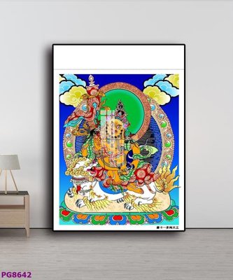 File in lụa File tranh phật cổ PG8642 (chất lượng cao) File tranh phật cổ PG8642