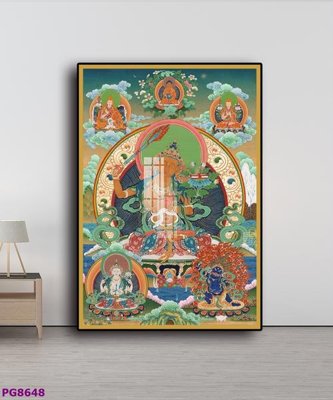 Download file gốc File tranh phật cổ PG8648 (in mica) 3D