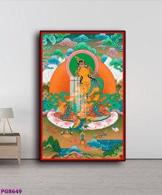 Download file gốc File tranh phật cổ PG8649 (in lụa) nghệ thuật