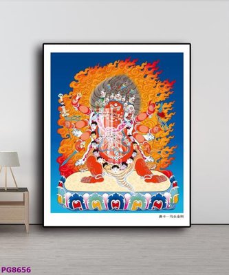 File in trần File tranh phật cổ PG8656 (file gốc) xuyên sáng