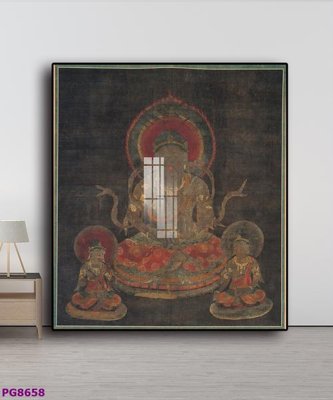 File PSD File tranh phật cổ PG8658 (bản gốc) đã tách nền