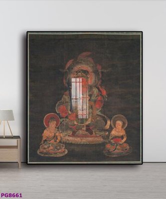 File gốc File tranh phật cổ PG8661 (thiết kế) cho in ấn