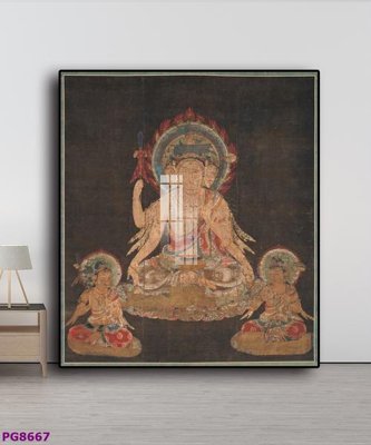 File ảnh File tranh phật cổ PG8667 (gốc) in backdrop sự kiện