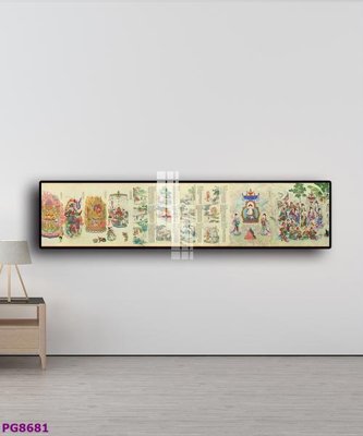 File tranh in mica File tranh phật cổ PG8681 (độ phân giải cao)