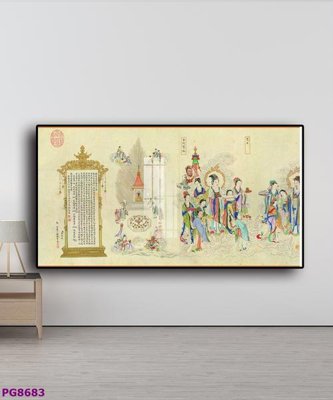 Tệp tin gốc File tranh phật cổ PG8683 (dùng cho in) File tranh phật cổ PG8683