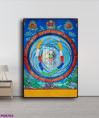 File tranh File tranh phật cổ PG8703 (gốc) chủ đề thiên nhiên