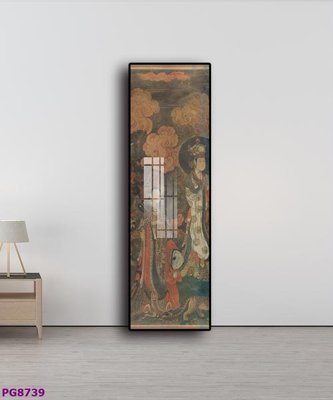 File in trần File tranh phật cổ PG8739 (bản gốc) hoa văn