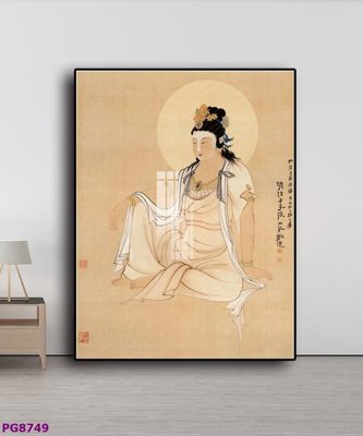 File gốc in mica File tranh phật cổ PG8749 chất lượng