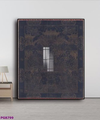 File tranh File tranh phật cổ PG8799 (bản gốc) treo quán cafe