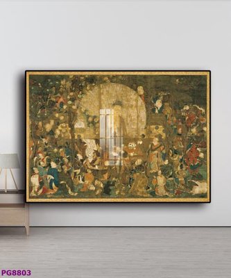 Download file gốc File tranh phật cổ PG8803 (in lụa) nghệ thuật