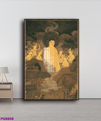 File in mica File tranh phật cổ PG8808 (ảnh gốc) đẹp