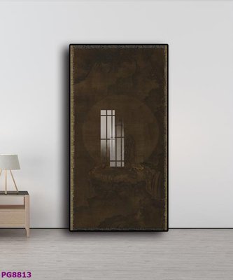 File in trần File tranh phật cổ PG8813 (bản gốc) mây trời