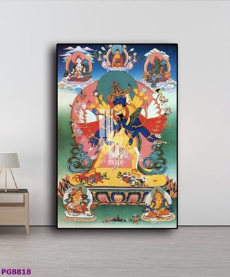 File ảnh File tranh phật cổ PG8818 (gốc) in Hiflex