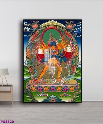 File gốc File tranh phật cổ PG8820 (in mica) làm quà tặng