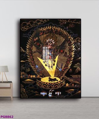 File gốc File tranh phật cổ PG8862 (in 3D) cho trang trí