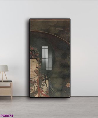 File tranh File tranh phật cổ PG8874 (gốc) in vải canvas