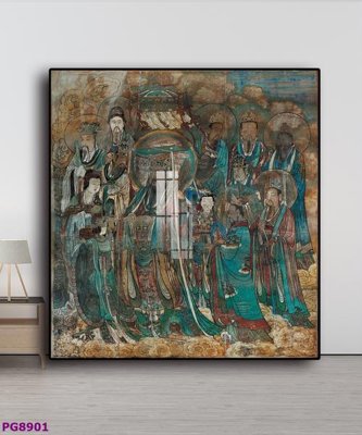 File in trần File tranh phật cổ PG8901 (file gốc) xuyên sáng