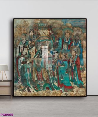 File tranh File tranh phật cổ PG8905 (bản gốc) in canvas