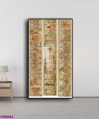 File PSD File tranh phật cổ PG8962 (bản gốc) độ phân giải cao