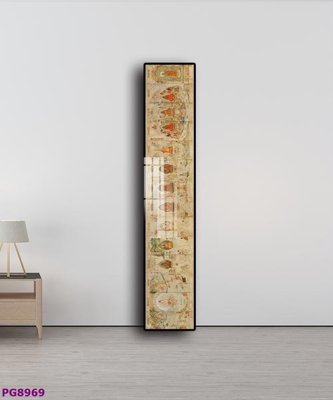 Download file File tranh phật cổ PG8969 (gốc) in mica đèn LED