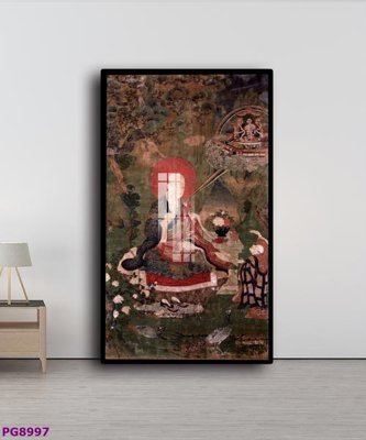 File gốc File tranh phật cổ PG8997 (in lụa) hoa văn cổ điển