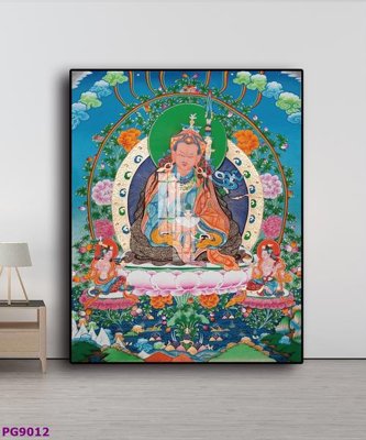 File gốc File tranh phật cổ PG9012 (in mica) làm bảng hiệu