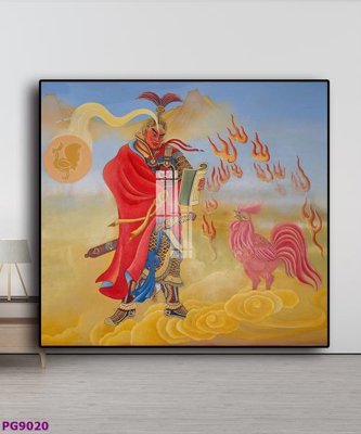 Ảnh gốc File tranh phật cổ PG9020 (độ nét cao) in tráng gương